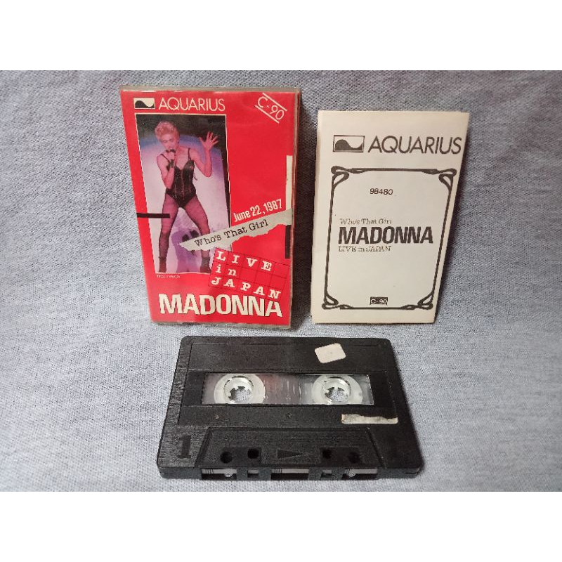 Kaset Pita Madonna - Who's That Girl (Live In Japan)
