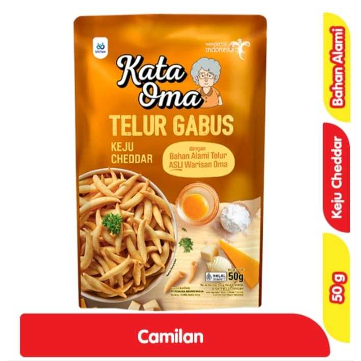 

Kata Oma Telur Gabus Keju 50gr Kata Oma Telur Gabus Keju Cheddar 50g