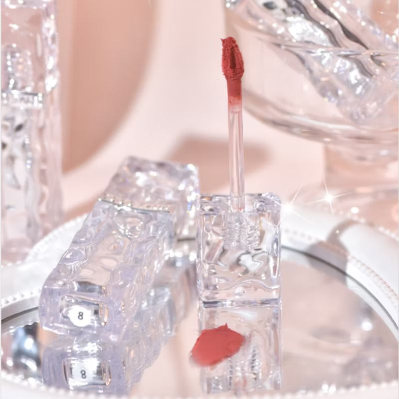 QSB [READY] GOGOTALES Ice Lipmud LIP CREAM MATTE LIPSTICK LIP TINT LONG LASTING LIP & CHEEK MUD Gogo