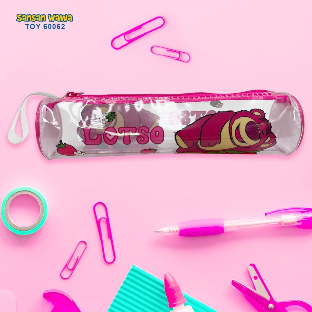 

Tempat Pensil Bulat Karakter Cinnamoroll, Lotso, Cars, Flamingo, Dino, Mermaid, Unicorn, Princess dll