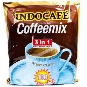

Indocafe Coffeemix Kopi 3in1 5 renteng isi 50 sachet
