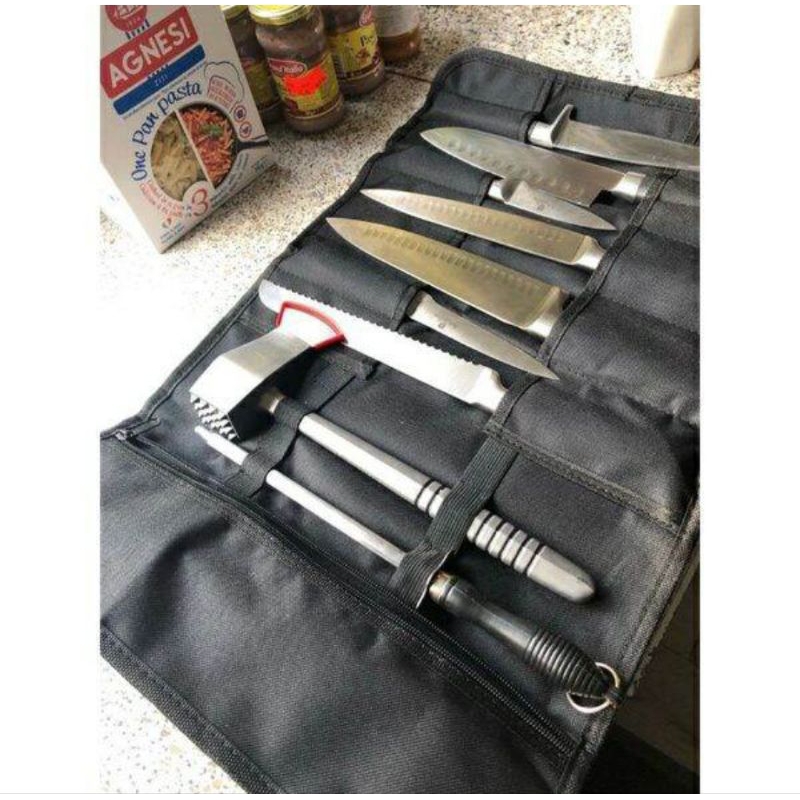 Tas Pisau Knife Chef Bag Tas Pisau Roll Bag Tas Pisau Gulung Tas Penyimpanan Obeng Set