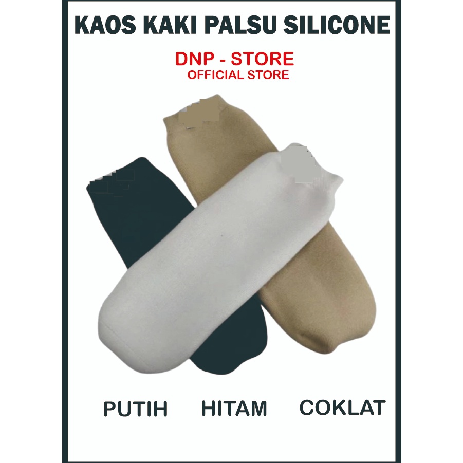 KODE W88P KAOS KAKI PALSU SILIKON  SILICONE   IMPORT
