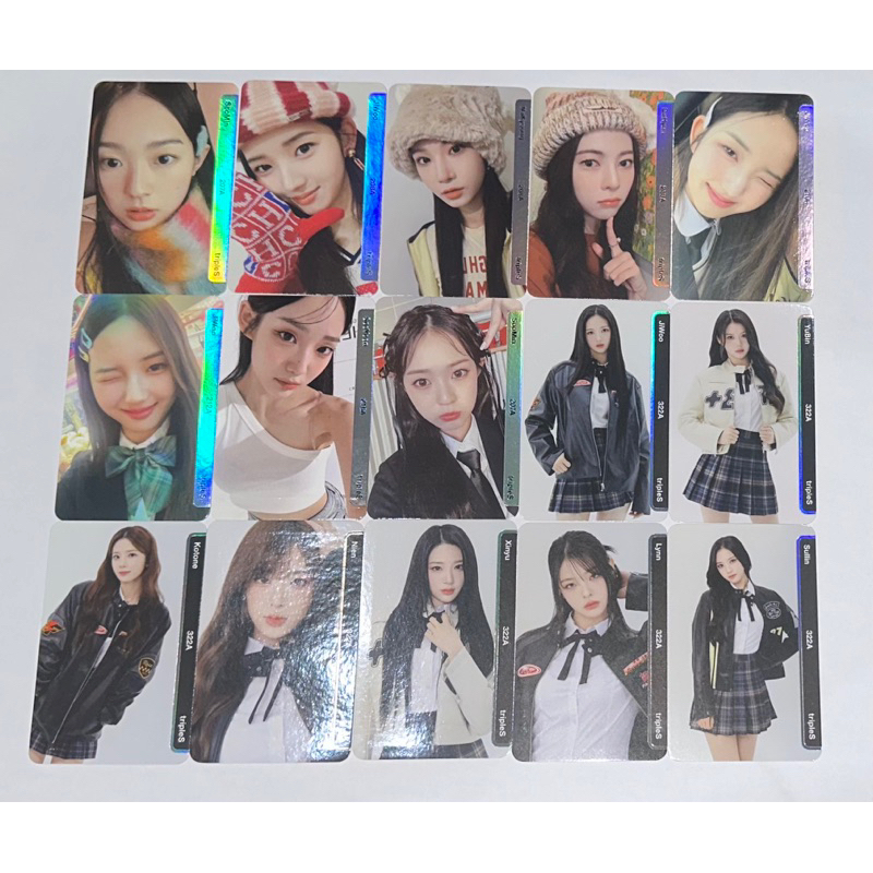 tripleS objekt photocard pc seoyeon jiwoo nakyoung lynn dahyun soomin yubin xinyu sullin kotone +(kr