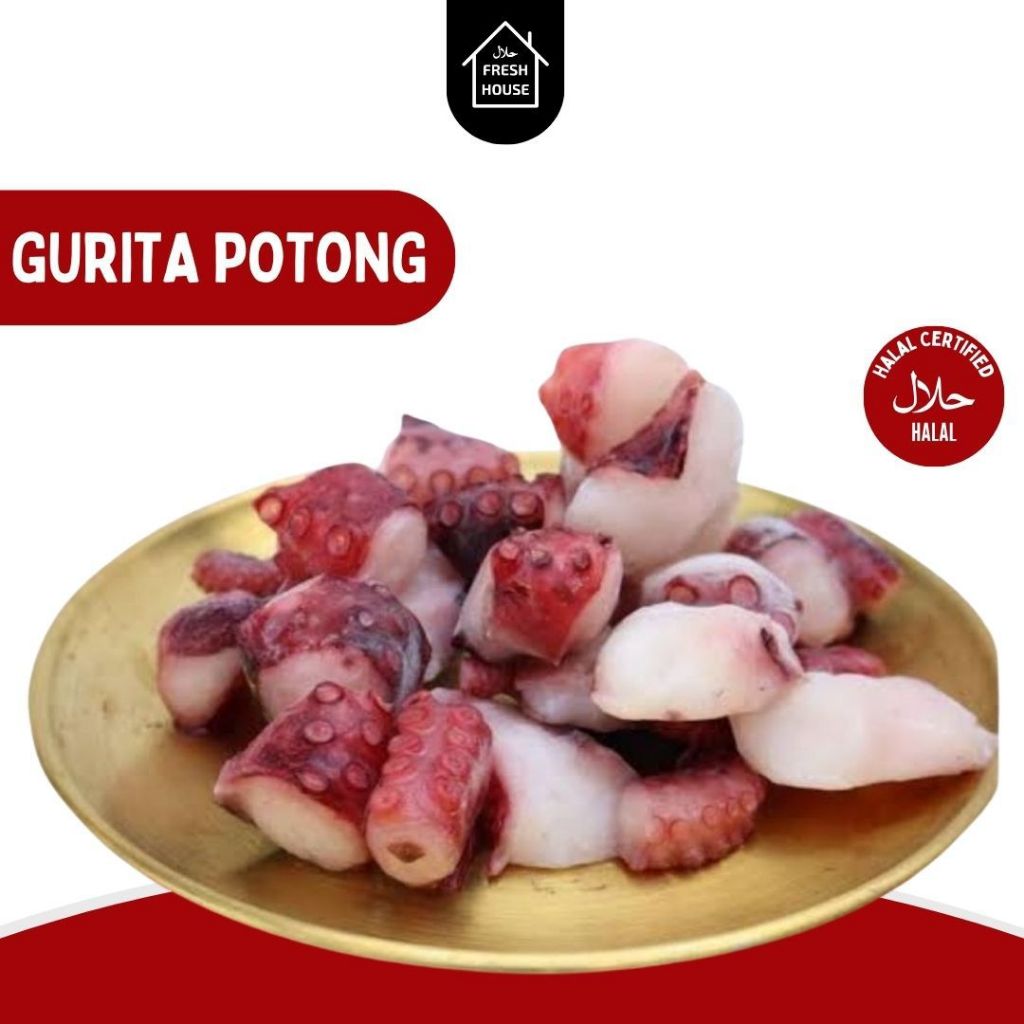 

GURITA POTONG / OCTOPUS CUTTING / FROZEN