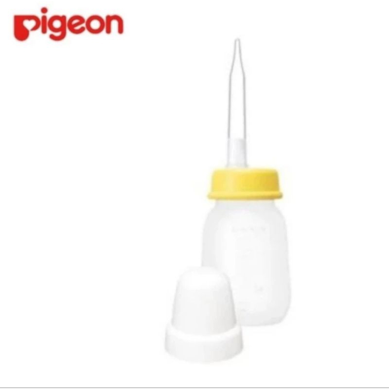 Botol Susu Pipet Bibir Sumbing Pigeon Feeder With Long Silicone Nipple 120ml Botol Bayi Baby Bottle 