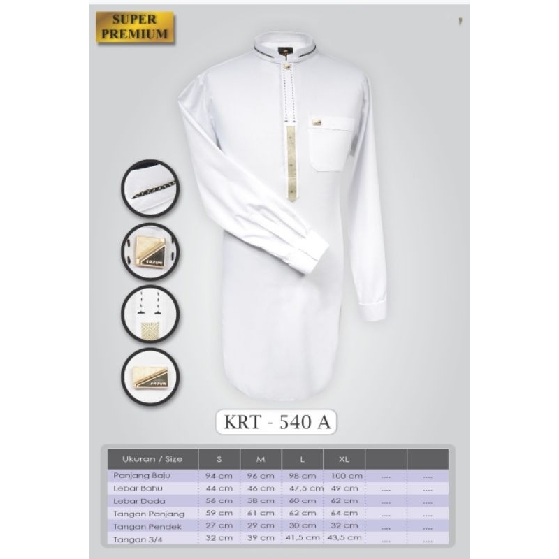 kurta/Pakistan arzun/lengan panjang