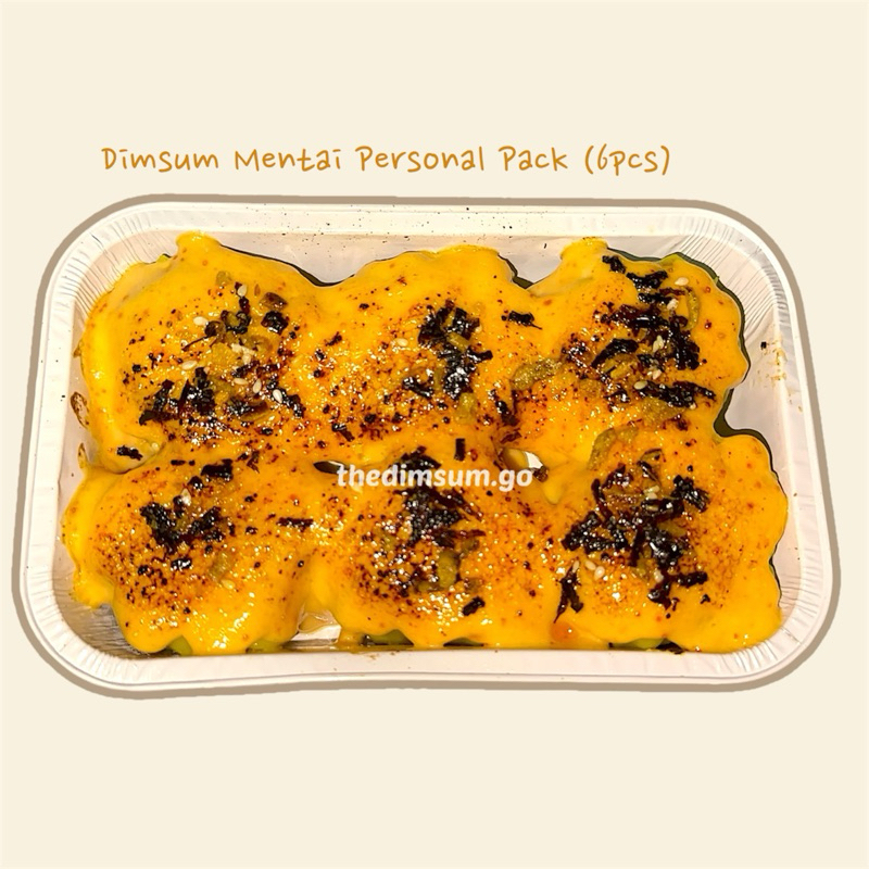 

Dimsum Mentai, Siomay Ayam Mentai Personal Pack (isi 6pcs, Free 1 chilli oil)