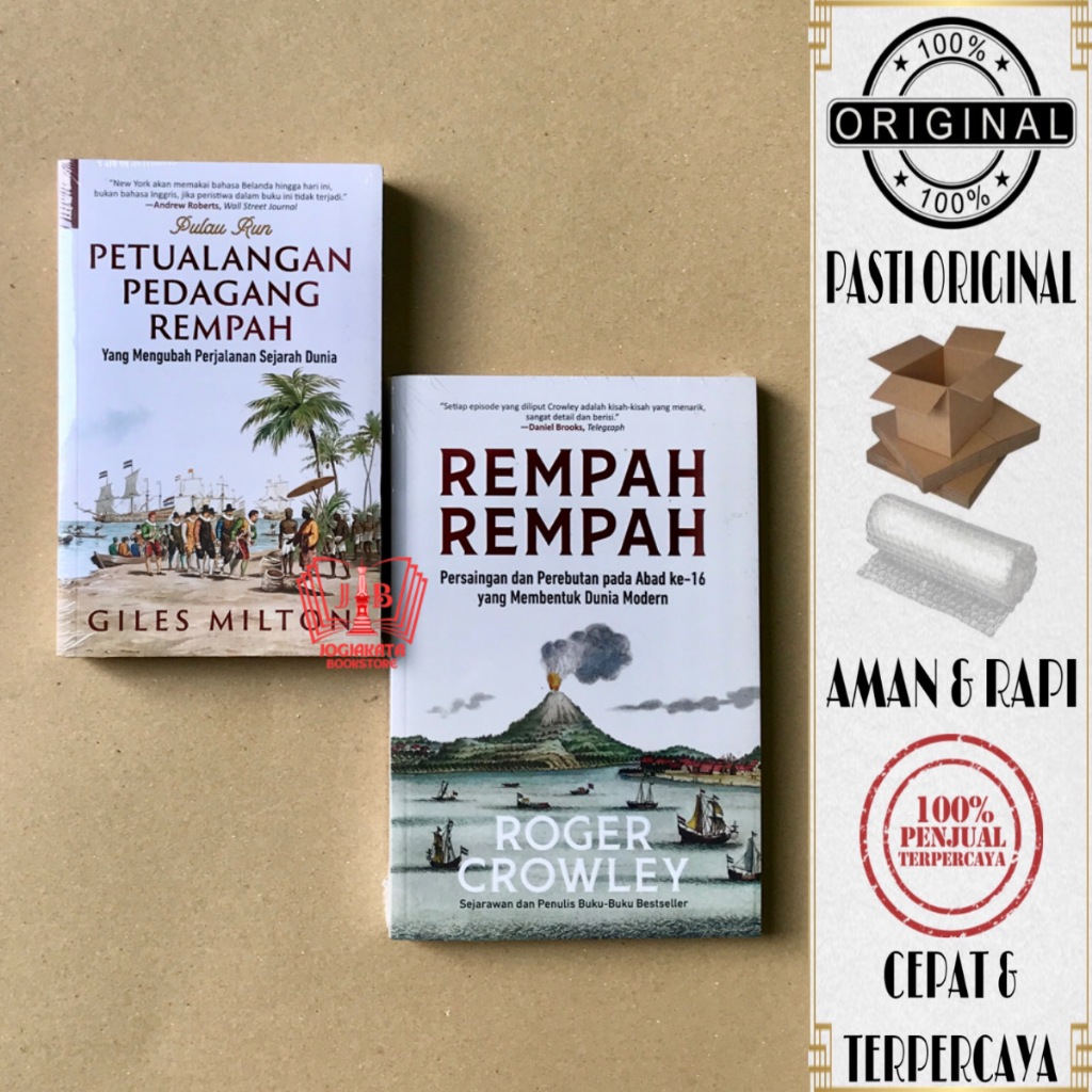 Paket Buku Petualangan Pedagang Rempah & Buku Rempah Rempah - 2 Buku Original