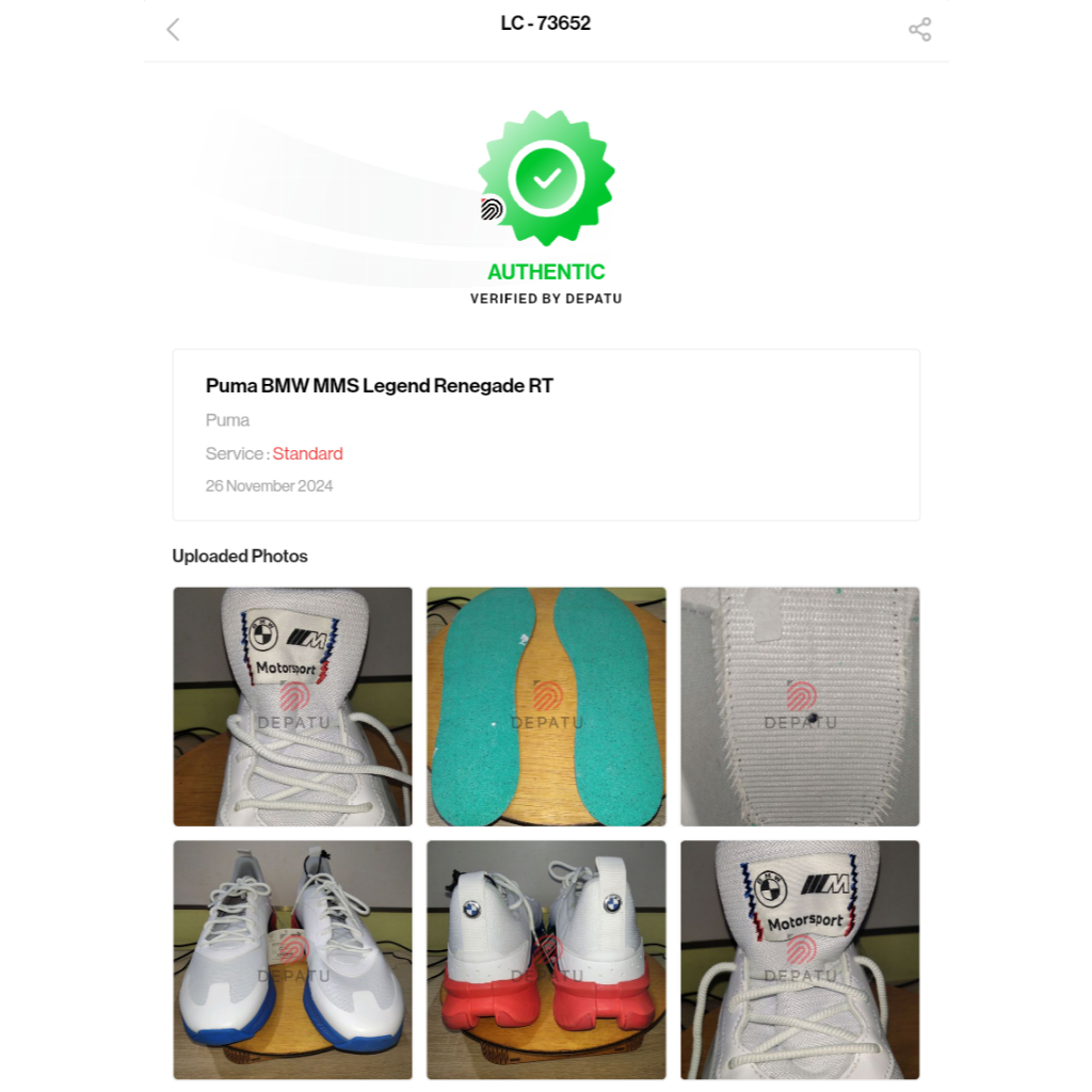 Puma BMW M Motorsport LGND Renegade RT