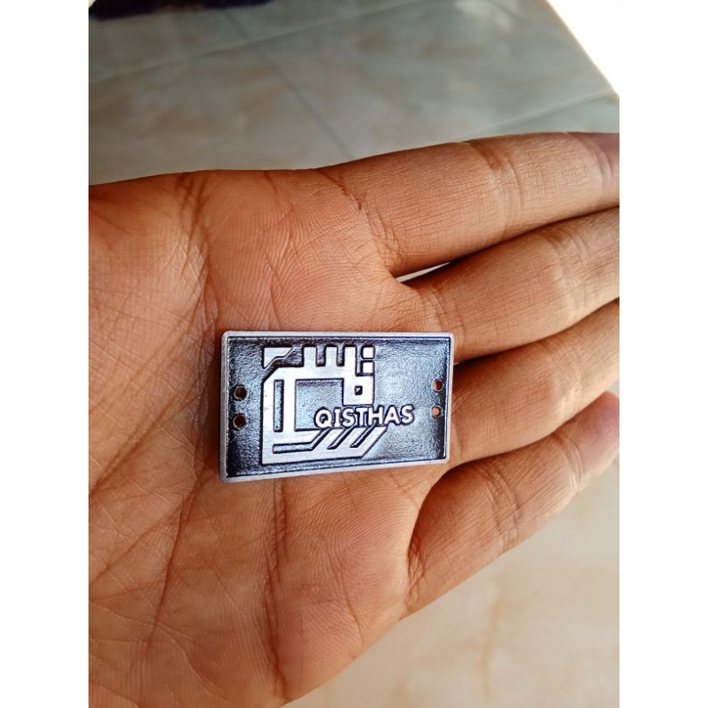 

label plate custom bahan Kuningan dan stainless