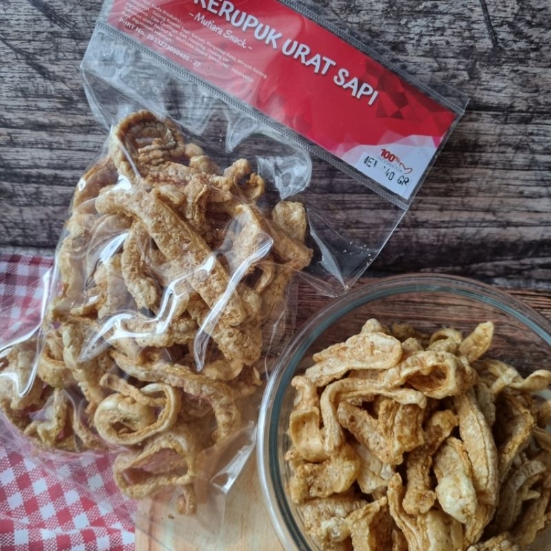 Kerupuk Urat Sapi Crispy Oleh Oleh Khas Bandung