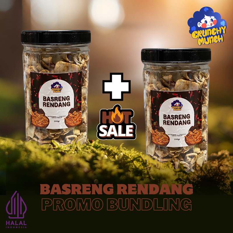 

(PROMO BUNDLING) Basreng Rendang 200 GRAM