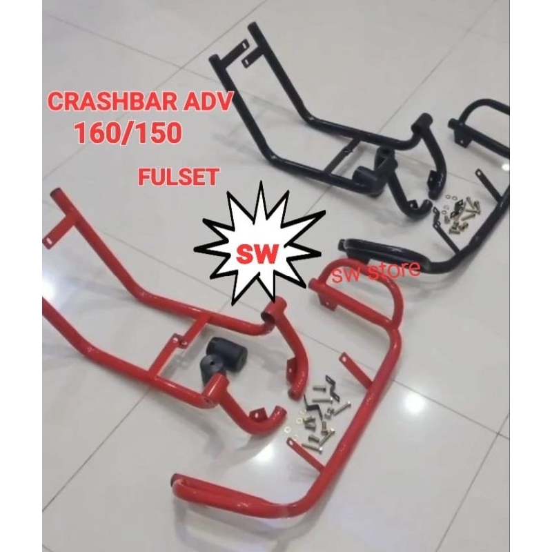Tubular Crashbar Honda Adv 150& Adv 160 Crashbar Adv 160& Adv150 + Jalu