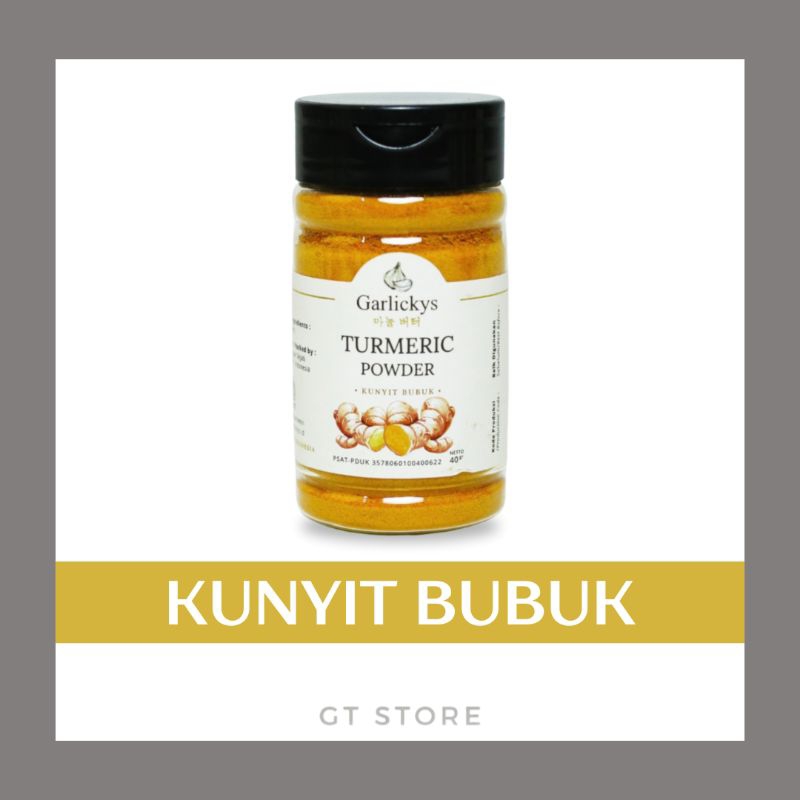 

Kunyit Bubuk Asli Turmeric Powder Garlickys