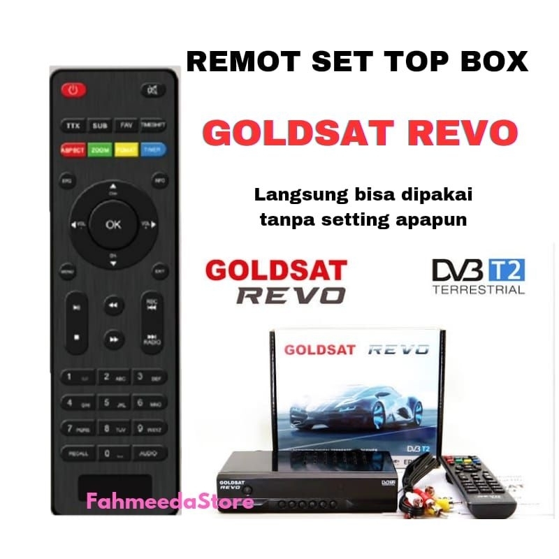 Goldsat Revo Remote Set Top Box