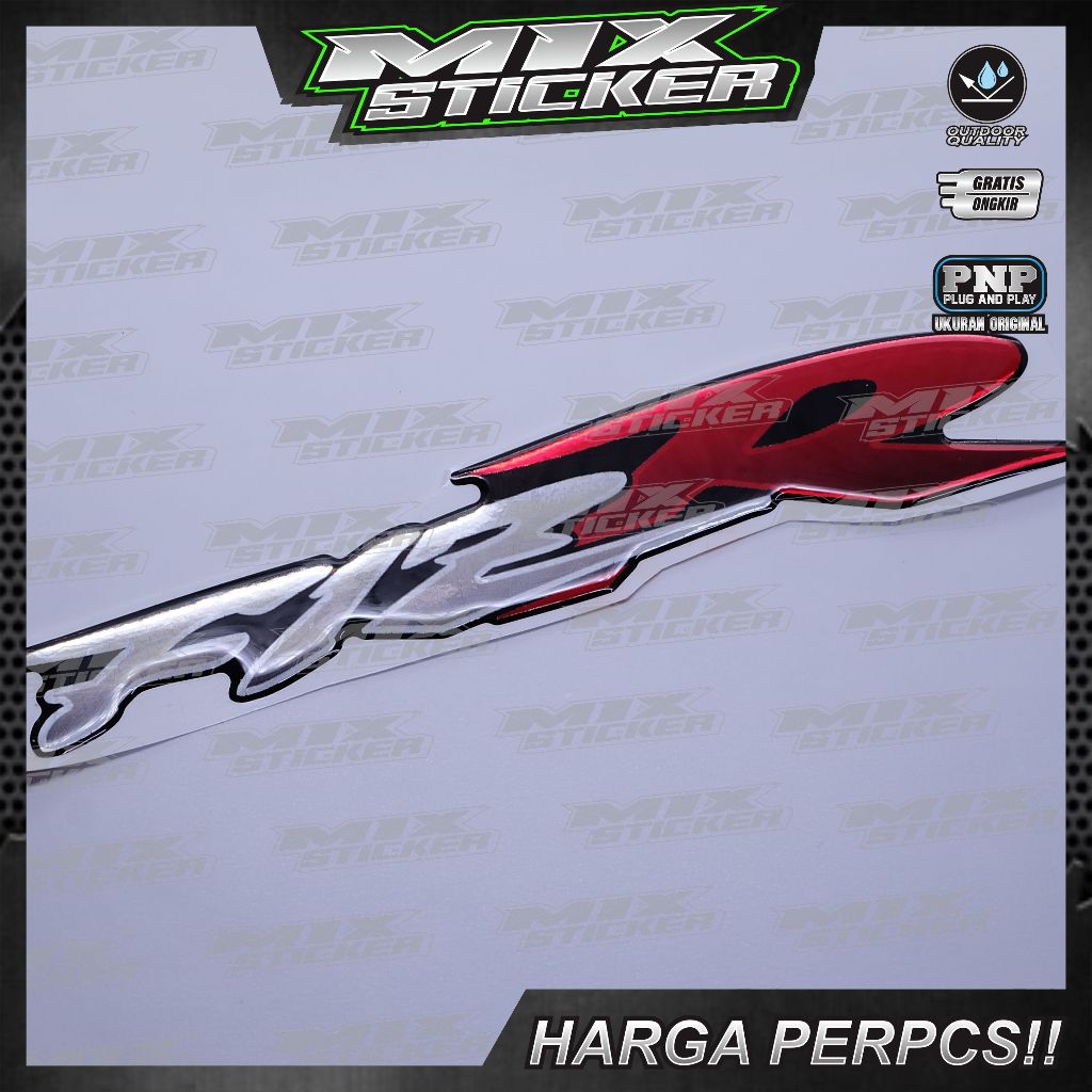 Emblem yamaha f1zr / emblem timbul yamaha f1zr / emblem titanium f1zr / emblem yamaha fizr / stiker 