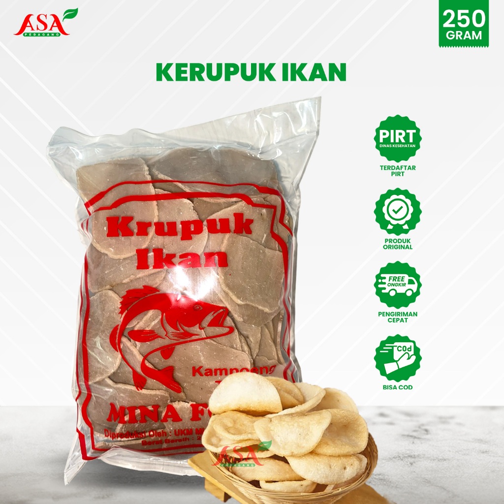 

Krupuk Kerupuk Ikan Mentah 250gr By Minafood Oleh Oleh Rembang