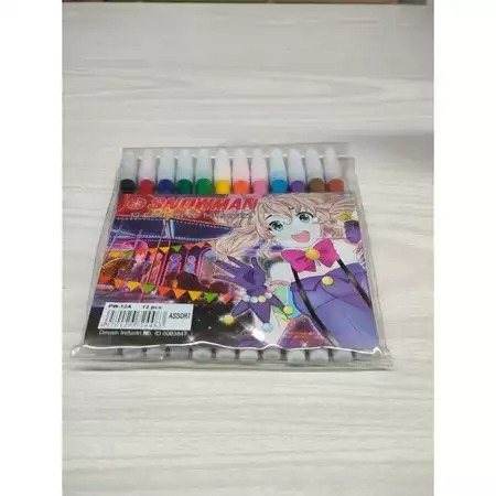 

SPIDOL 12 WARNA SNOWMAN