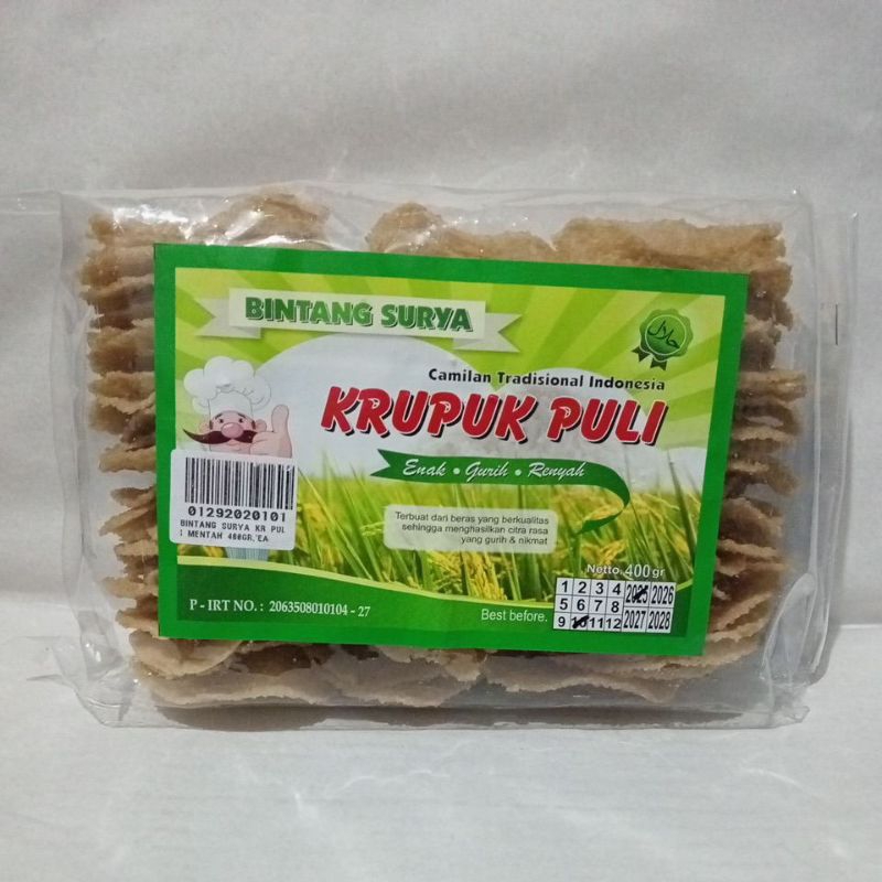 

Bintang Surya Krupuk Puli 400g
