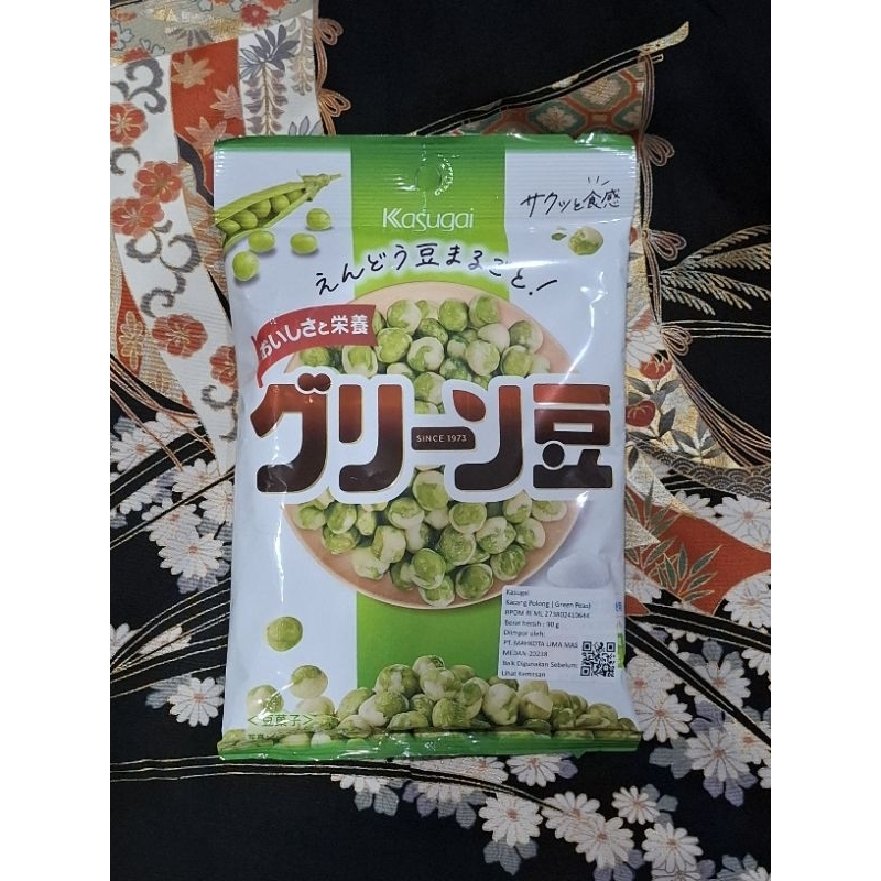 

Kasugai Green Mame - Original (Roasted Green Peas)