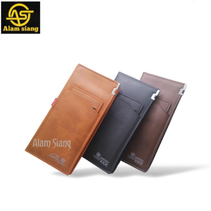 Dompet Panjang Pria Wanita Mortega Kulit Sintetis Berkualitas