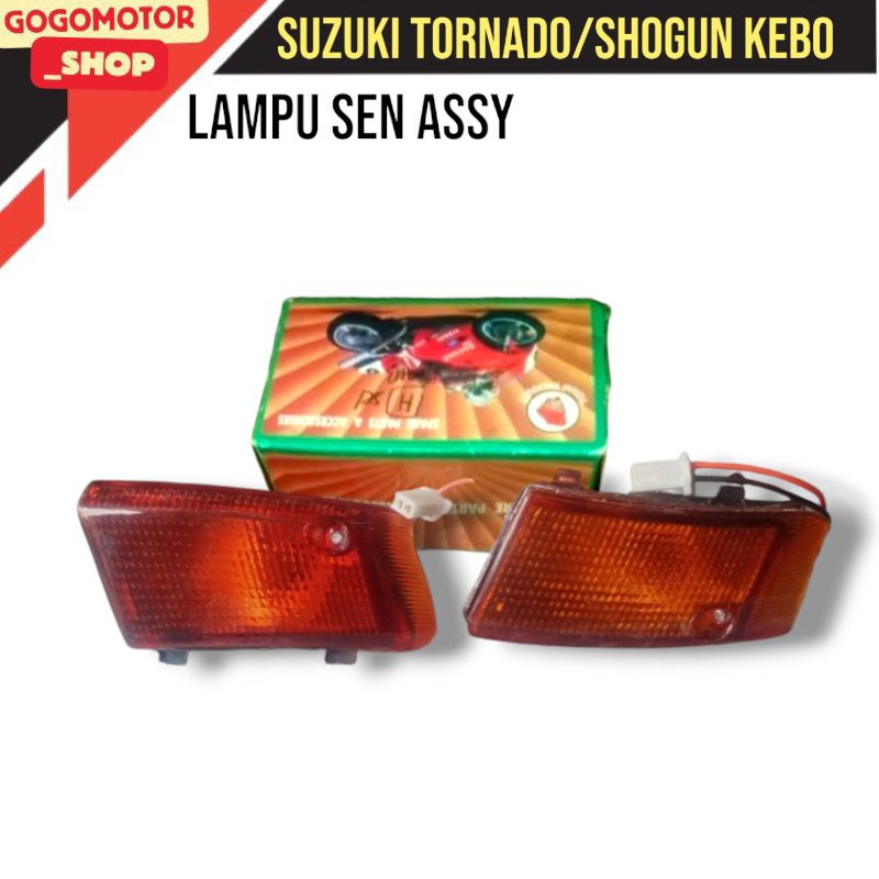 Lampu sen sein depan Suzuki tornado Shogun kebo kuning