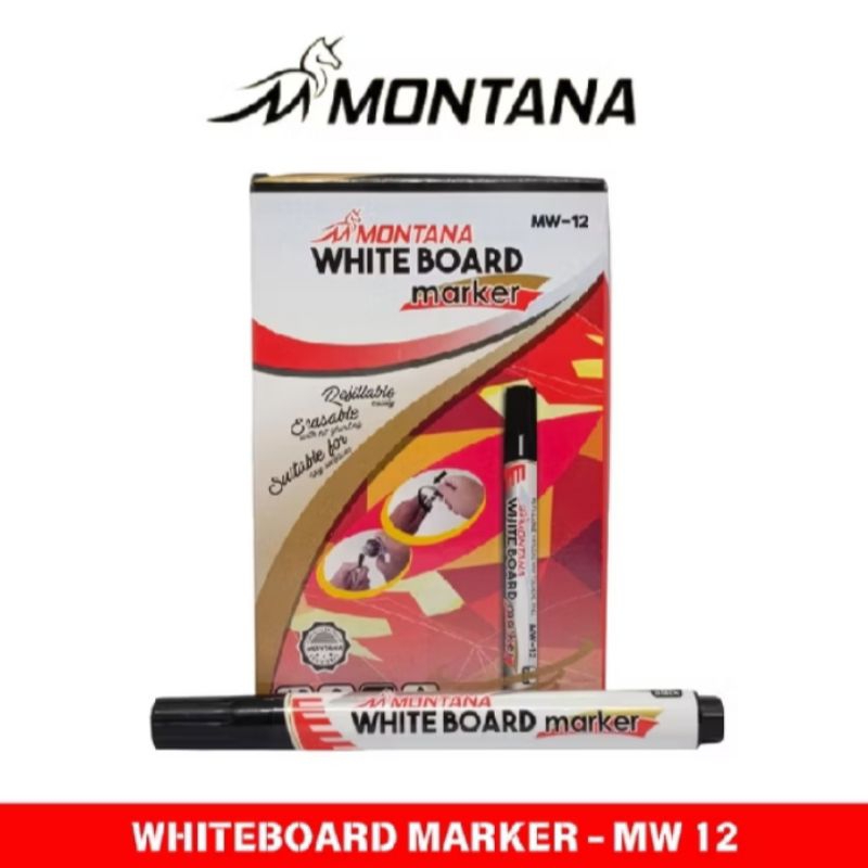 

1 Pcs Spidol Montana Whiteboard MW-12 / Spidol Whiteboard