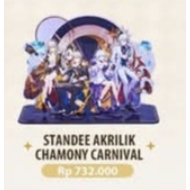 Jastip Akrilik Standee Charmony Carnival