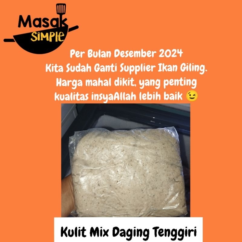 

KULIT IKAN TENGGIRI KULIT TENGGIRI