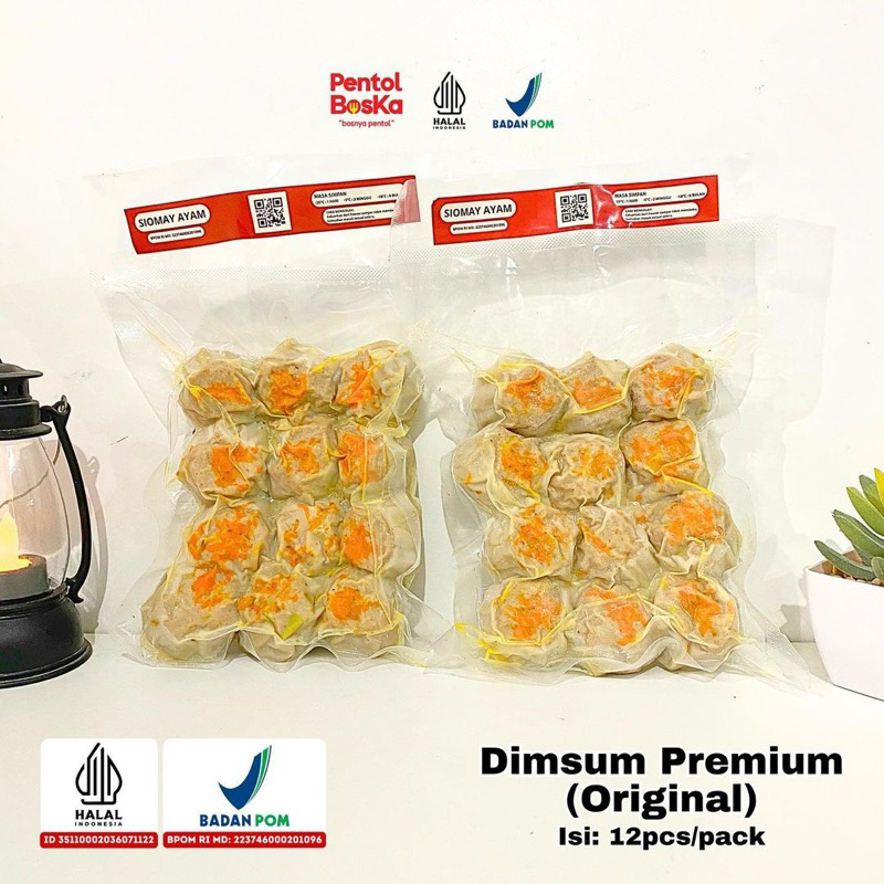 

DIMSUM PREMIUM VARIAN ORI - PER PACK ISI 12 PCS FREE SAUS BANGKOK