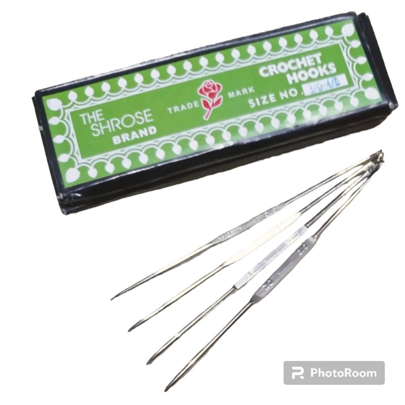 Hakpen Rose/hakpen/jarum rajut 3/4,5/6