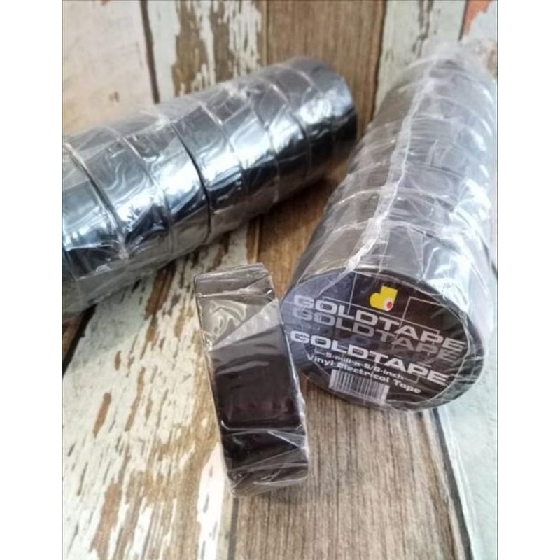 Gold Tape Isolasi Hitam Untuk listrik Kabel