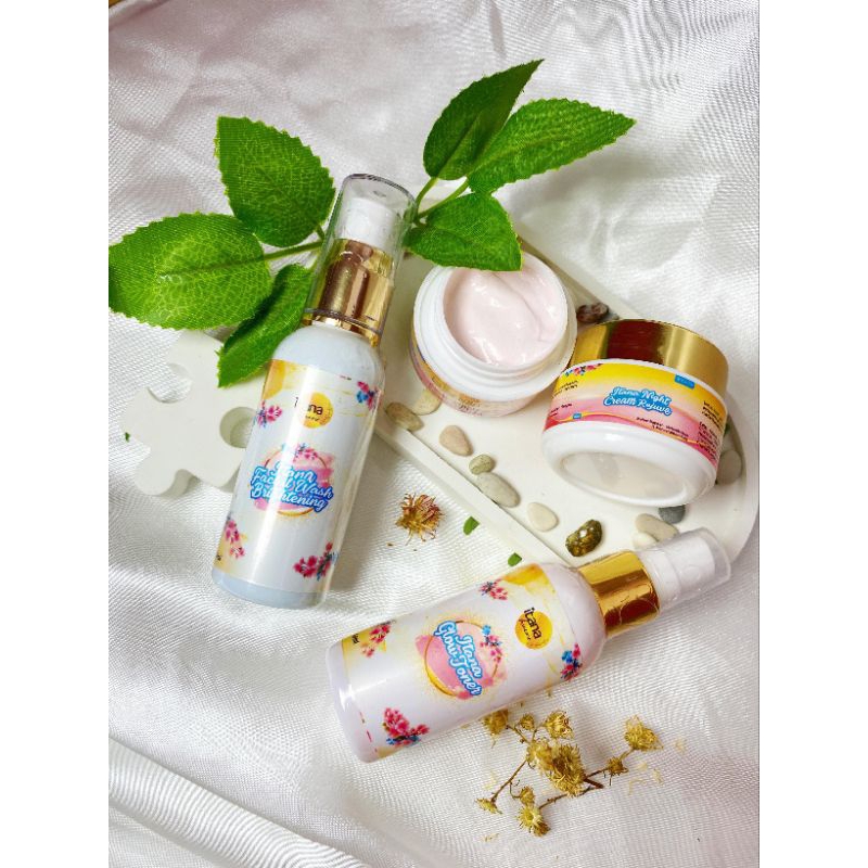 Itana Skincare Paket Wajah Rejuve (whitening), itana paket wajah whitening