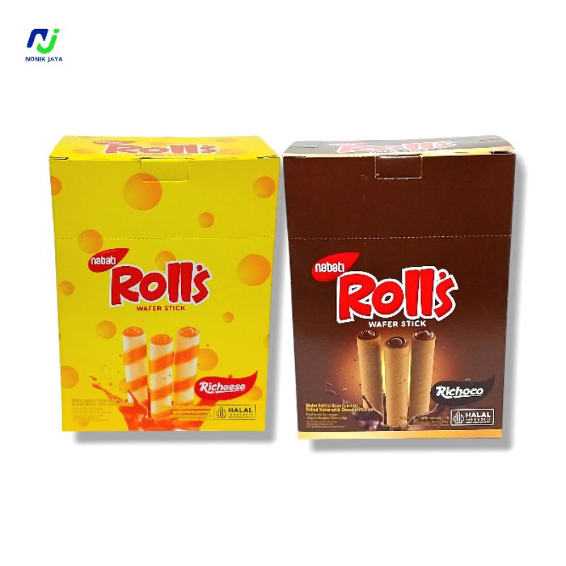 

Nabati Roll Wafer Stick Box Isi 20 Pcs@6g