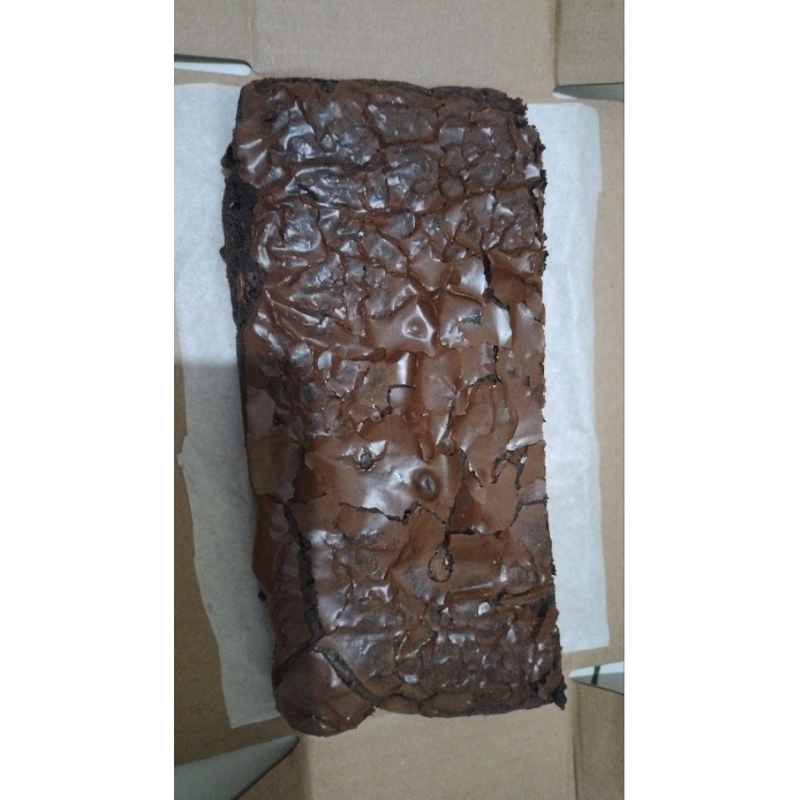 

brownis fudgy coklat 20x10 homemade