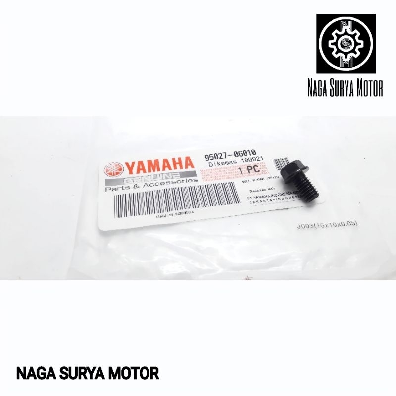 Baut pengunci kleman gear depan Jupiter MX New 95027-06010 ORI YGP