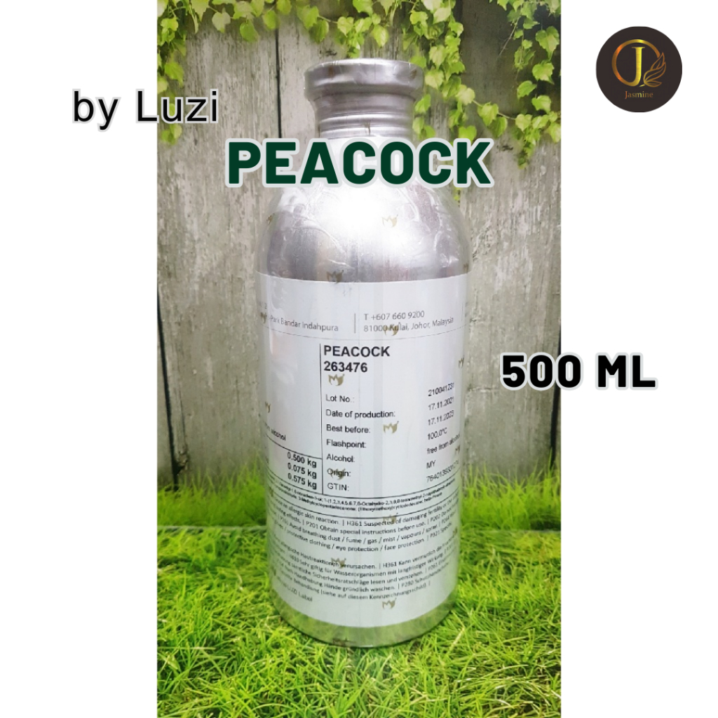 PEACOCK LUZI BIBIT PARFUM anasui flight SEGEL PABRIK 500gr