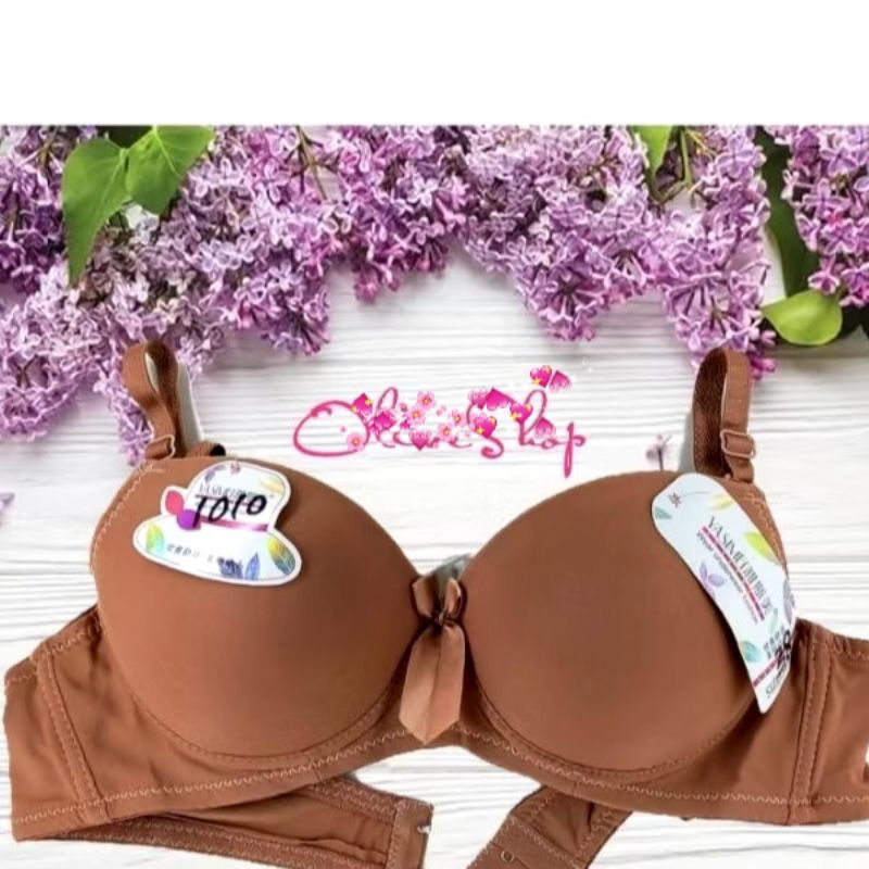 Bra Busa Tebal Kawat Bh Push Up Remaja Super Montok Bra Bh ABG Cup A Kancing 3