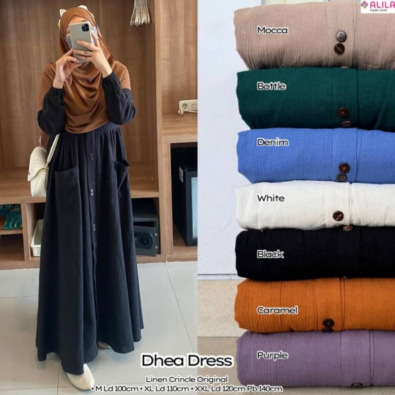 DHEA DRESS ORI BY ALILA //DRESS BEST SELLER