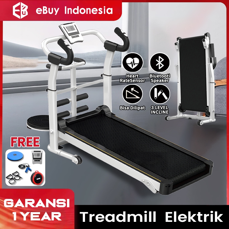 【Mini Treadmill 】- Alat Fitness Termurah / Treadmill Alat Fitness /  Treadmill Tanpa Suara Dalam Rua