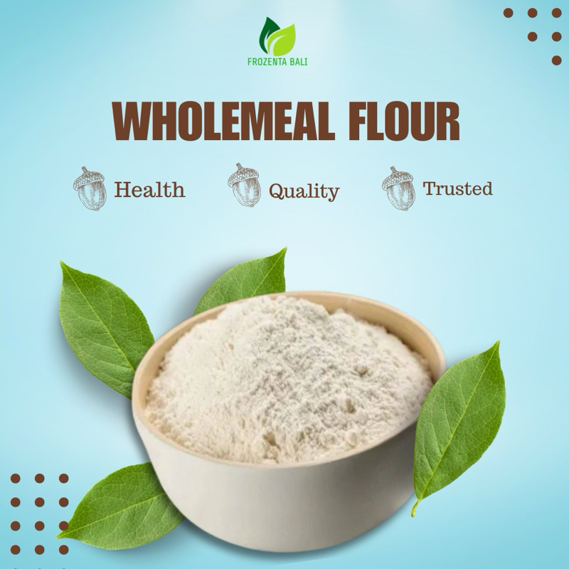 

Tepung Gandum Utuh / Wholemeal Flour 1kg whole wheat flour