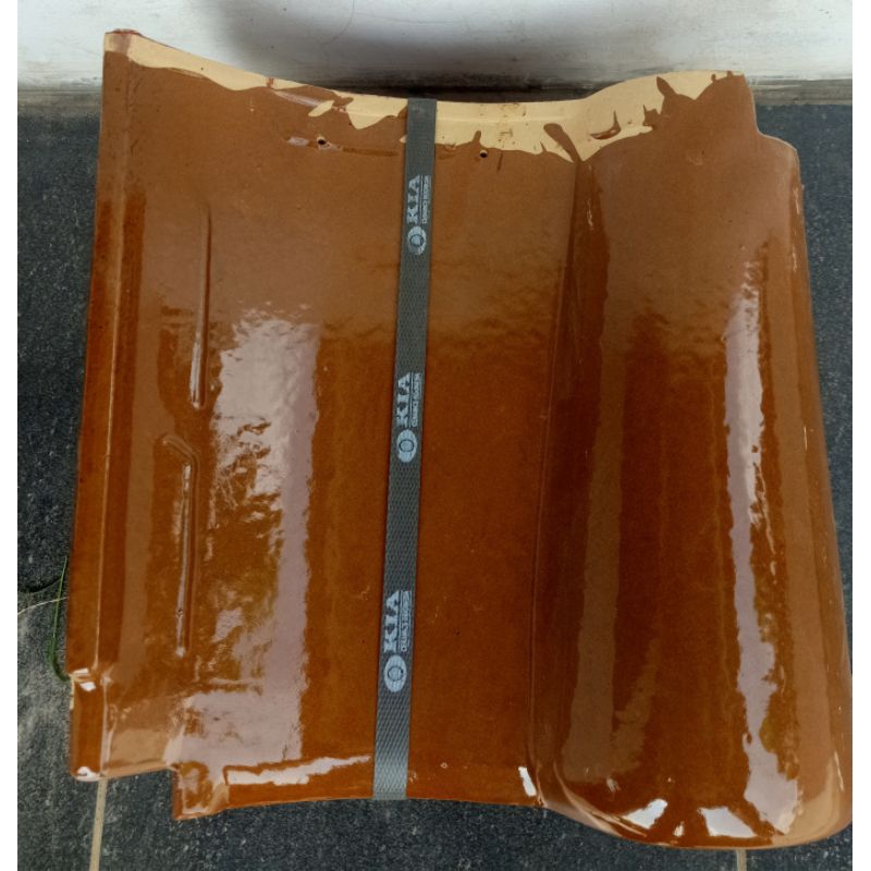 Promo Dahsyat Genteng Keramik KIA Citrine Orange Tali Hitam