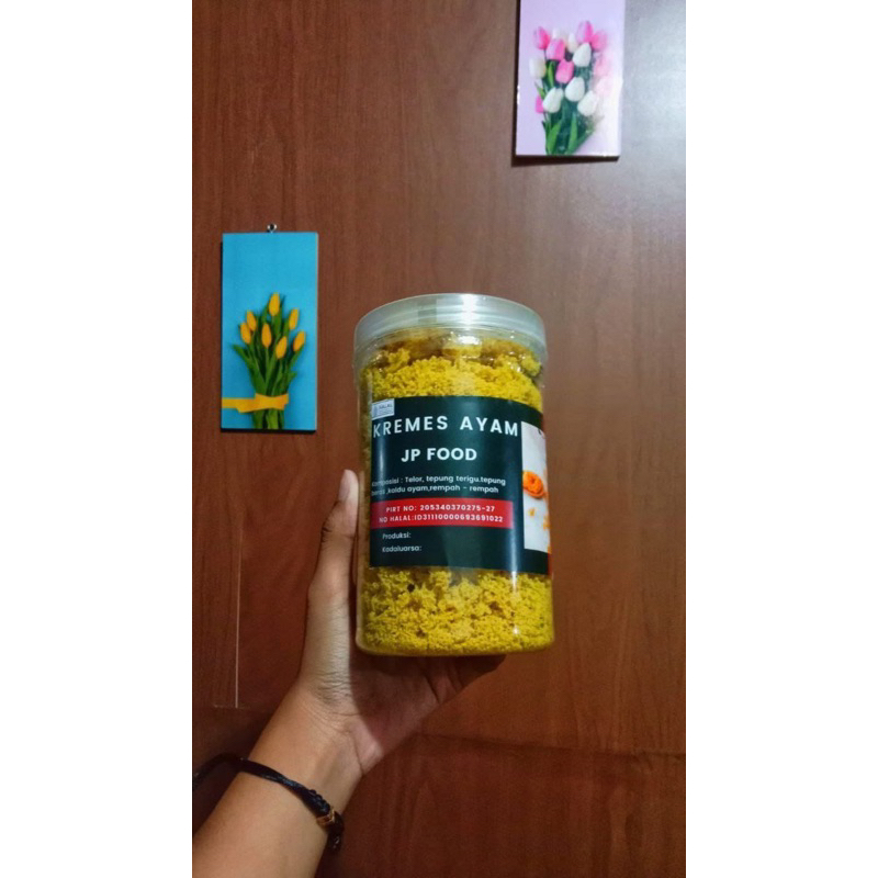 

Ready Kremes ayam kriuk toples ukuran 900ml
