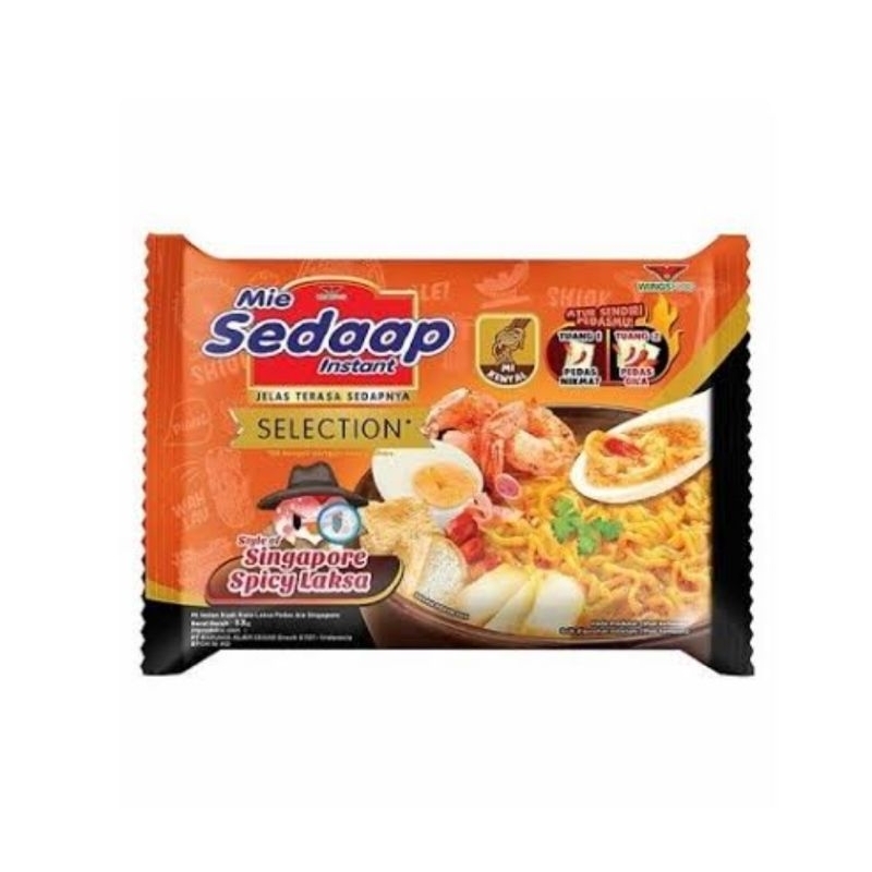 

Mie Sedaap Singapore Spicy Laksa 83 gram / Mie Sedap Instan