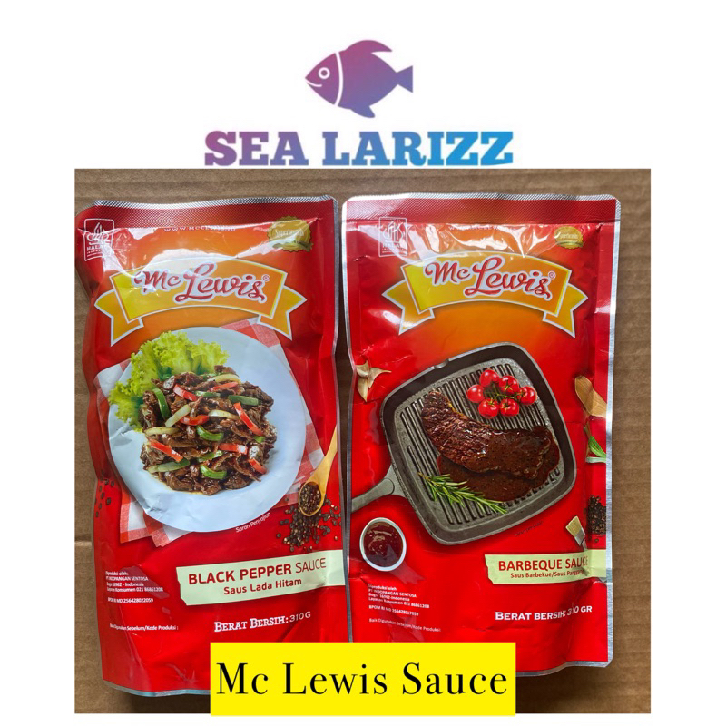 

Mc Lewis BBQ Barbecu Spagheti Blackpaper / Sauce Mc Lewis