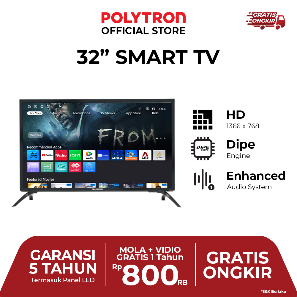 POLYTRON SMART DIGITAL TV 32"  PLD 32CV1869