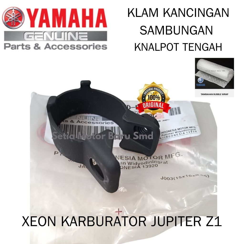 Klem Klam Kancingan Sambungan Knalpot Tengah Xeon Jupiter Z1 Asli Original Yamaha Surabaya