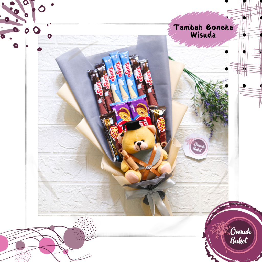 

Buket Boneka Wisuda | Buket Snack | Buket Wisuda | Buket Panda Wisuda | Oemah Buket Sidoarjo