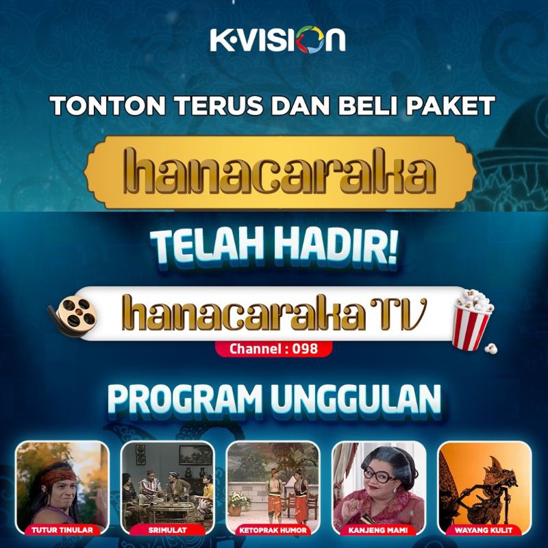 paket hanacaraka tv k vision